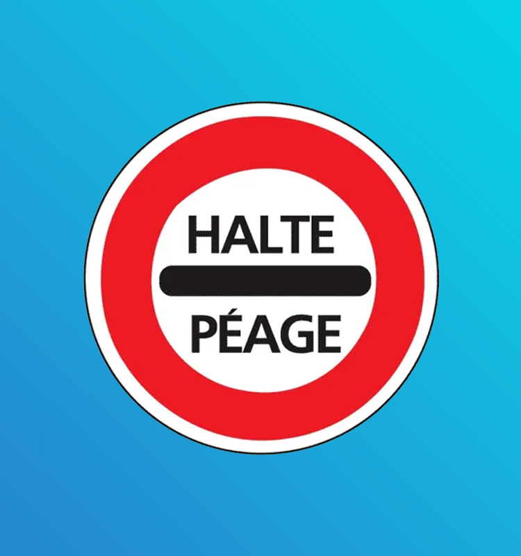 Arrêt au poste de péage - B5c