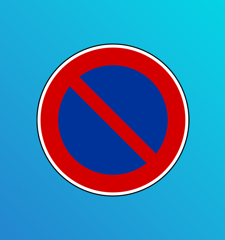 Stationnement interdit - B6a1