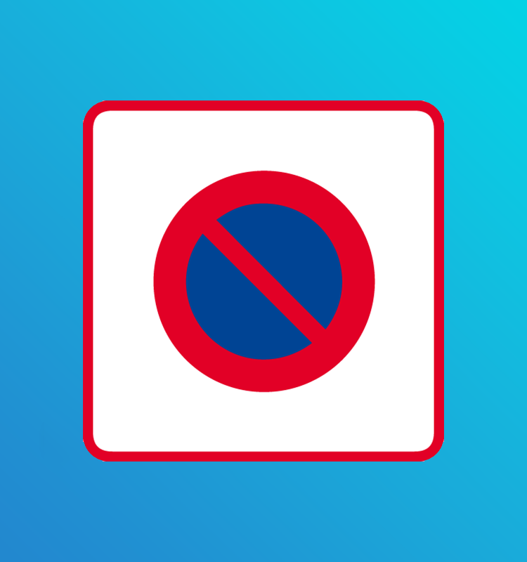 Entrée d'une zone à stationnement interdit - B6b1