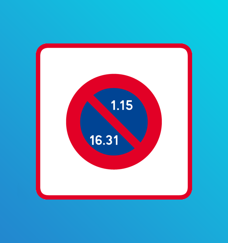 Entrée d'une zone à stationnement unilatéral à alternance semi-mensuelle - B6b2