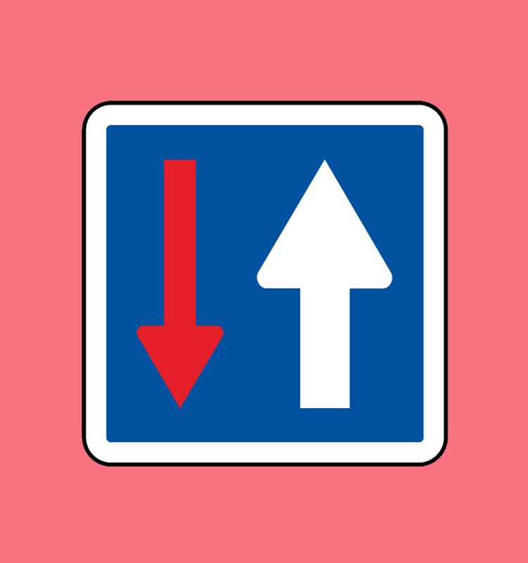 Priorité par rapport à la circulation venant en sens inverse - C18