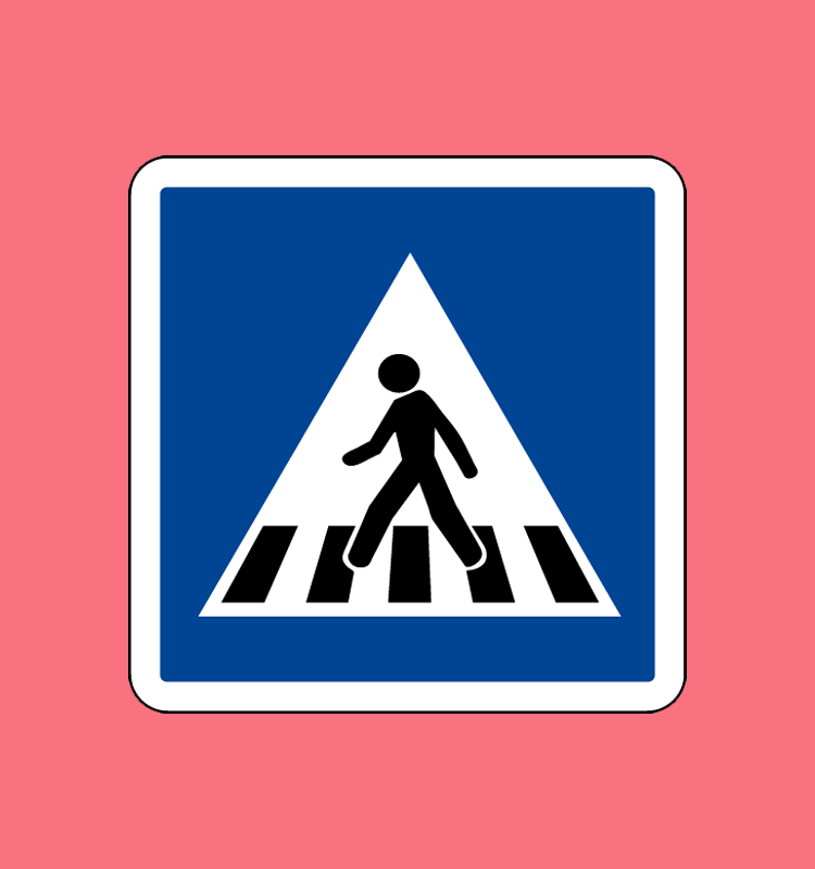 Passage pour piétons - C20a