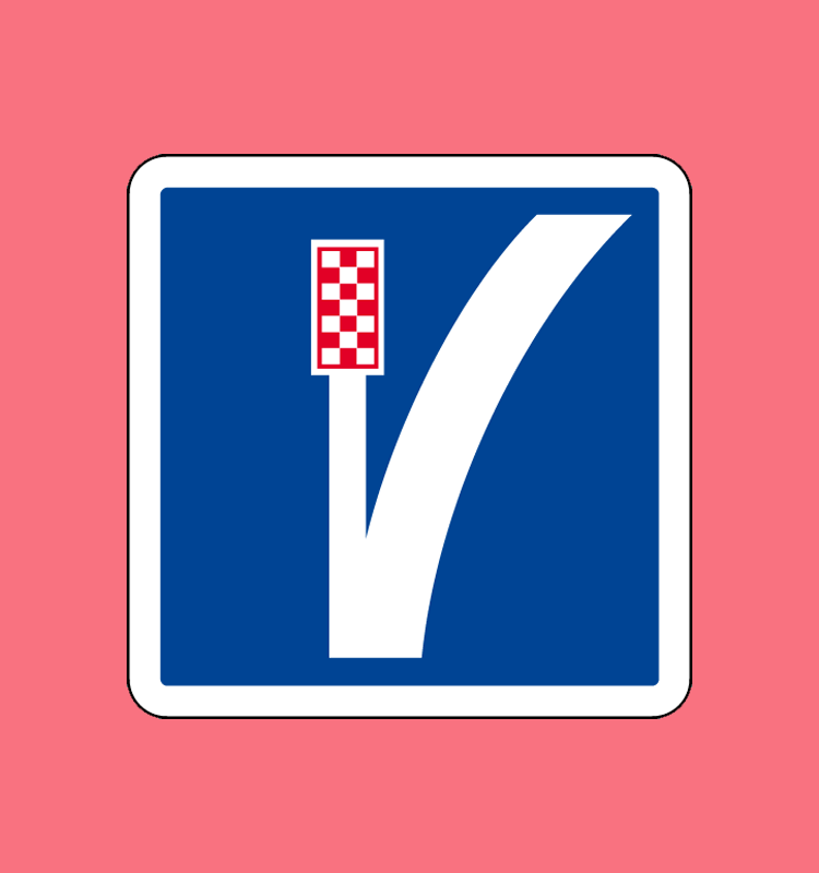 Voie de détresse à gauche - C26b