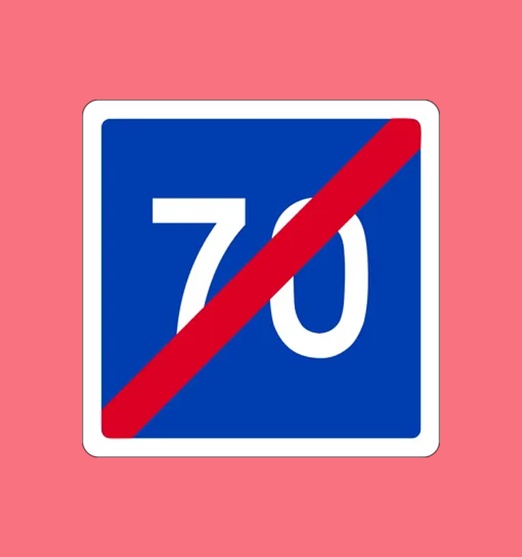 Fin de vitesse conseillée - C4b