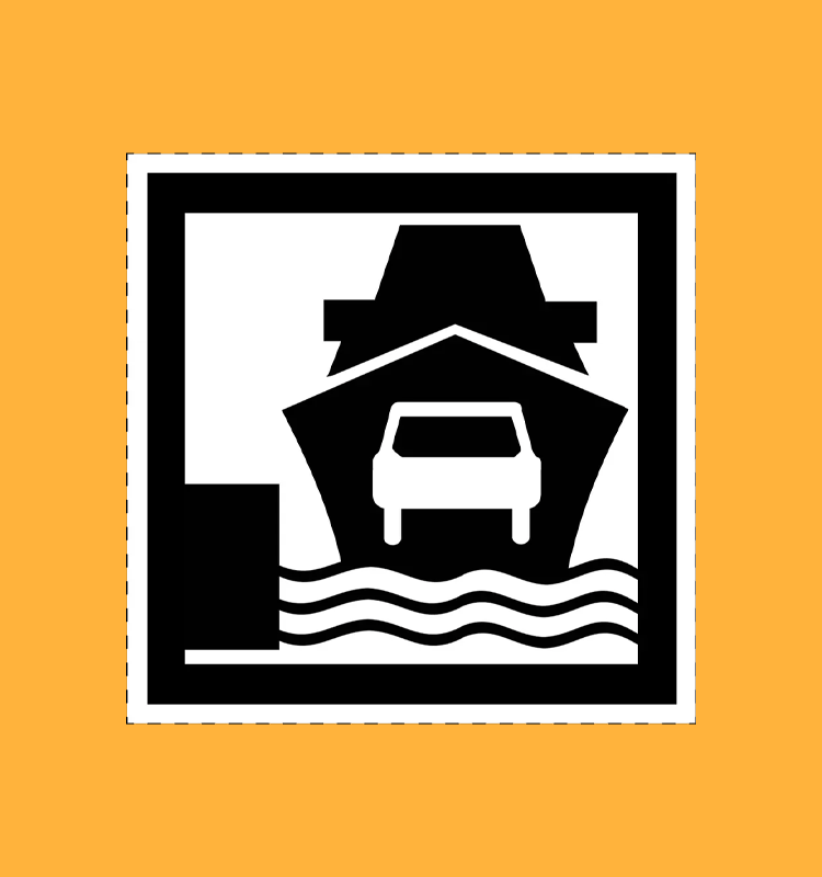 Embarcadère pour bac ou car-ferry - ID13a