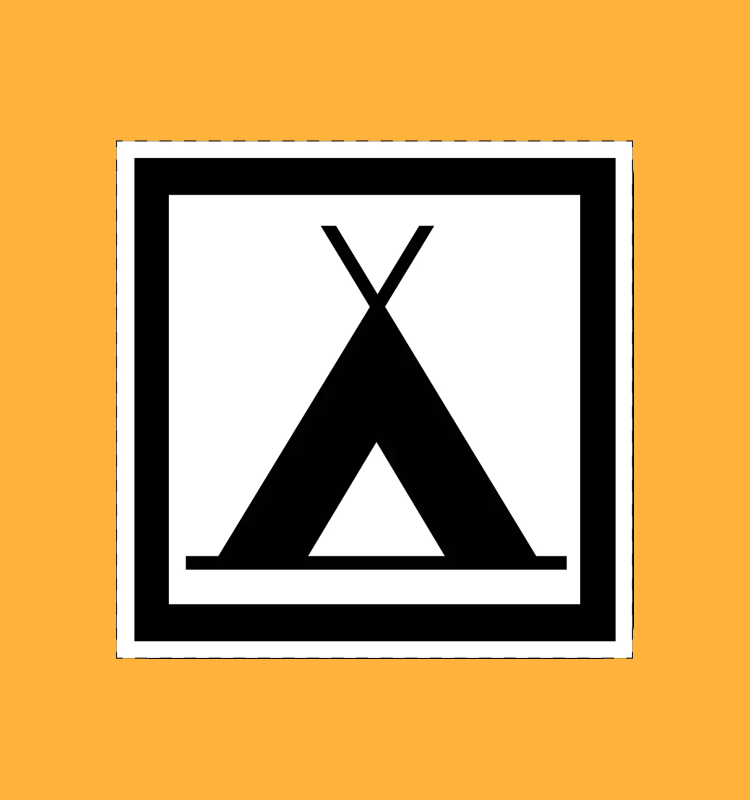 Terrain de camping pour tentes - ID8