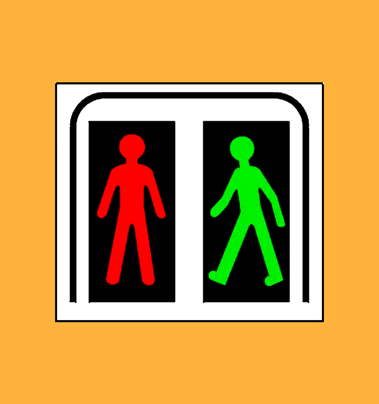 Signaux bicolores destinés aux piétons - RC12