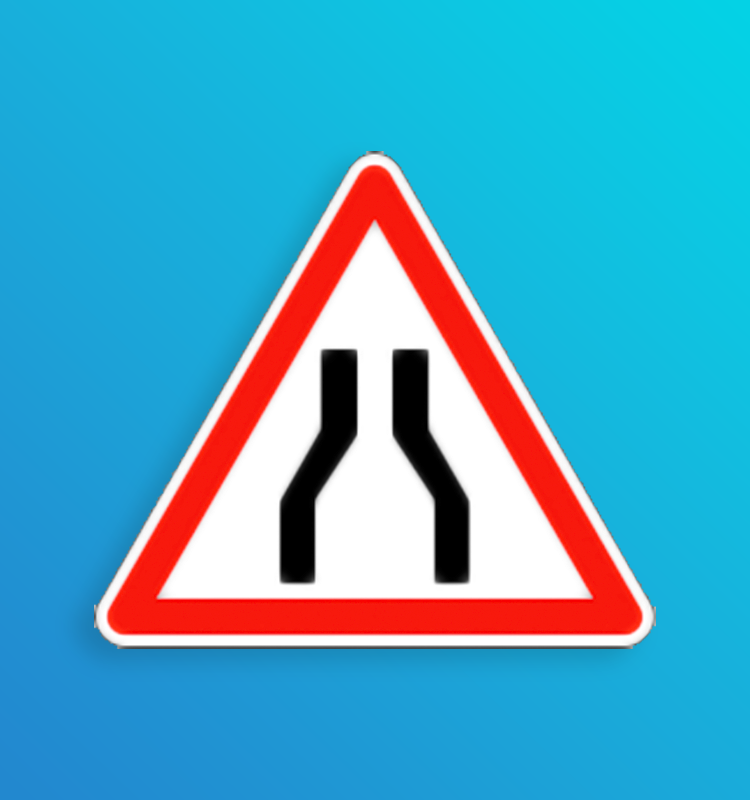 Chaussée rétrécie - A3